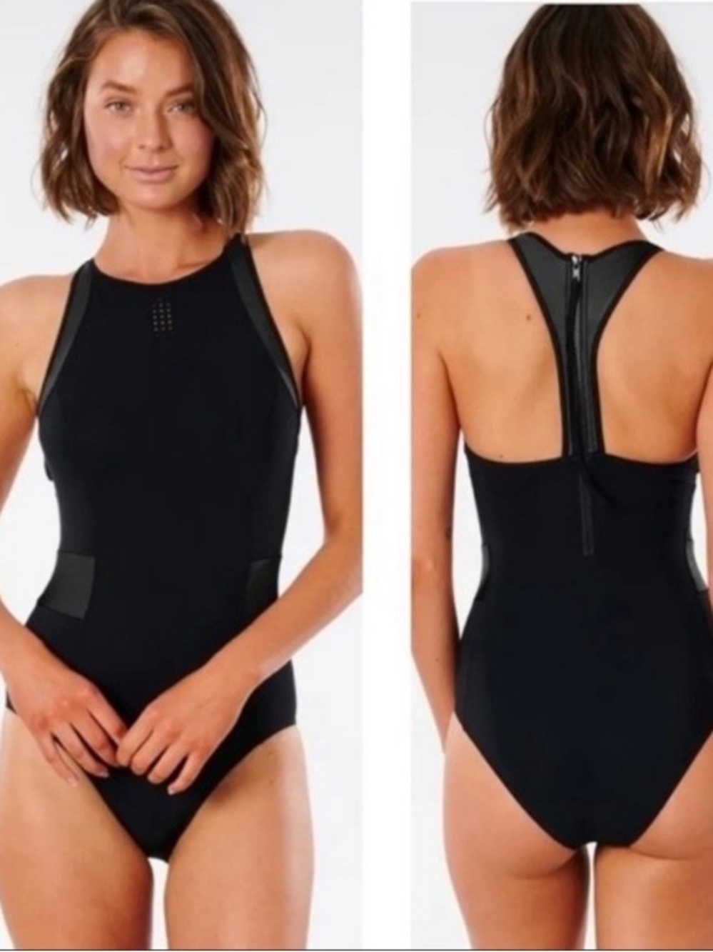 Rip Curl Mirage racer back one piece quick dry M swim suit